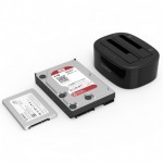 ORICO 6228US3-C 2.5/3.5 inch USB3.0 1 to 1 Clone Dual-bay HDD and SSD Hard Drive Dock